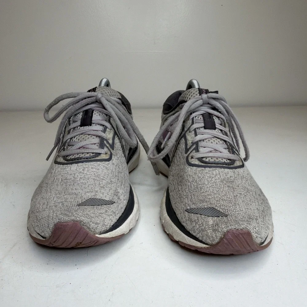 Brooks Adrenaline GTS 20 Gray Pink Running Shoes Women's Size 8.5 Medium